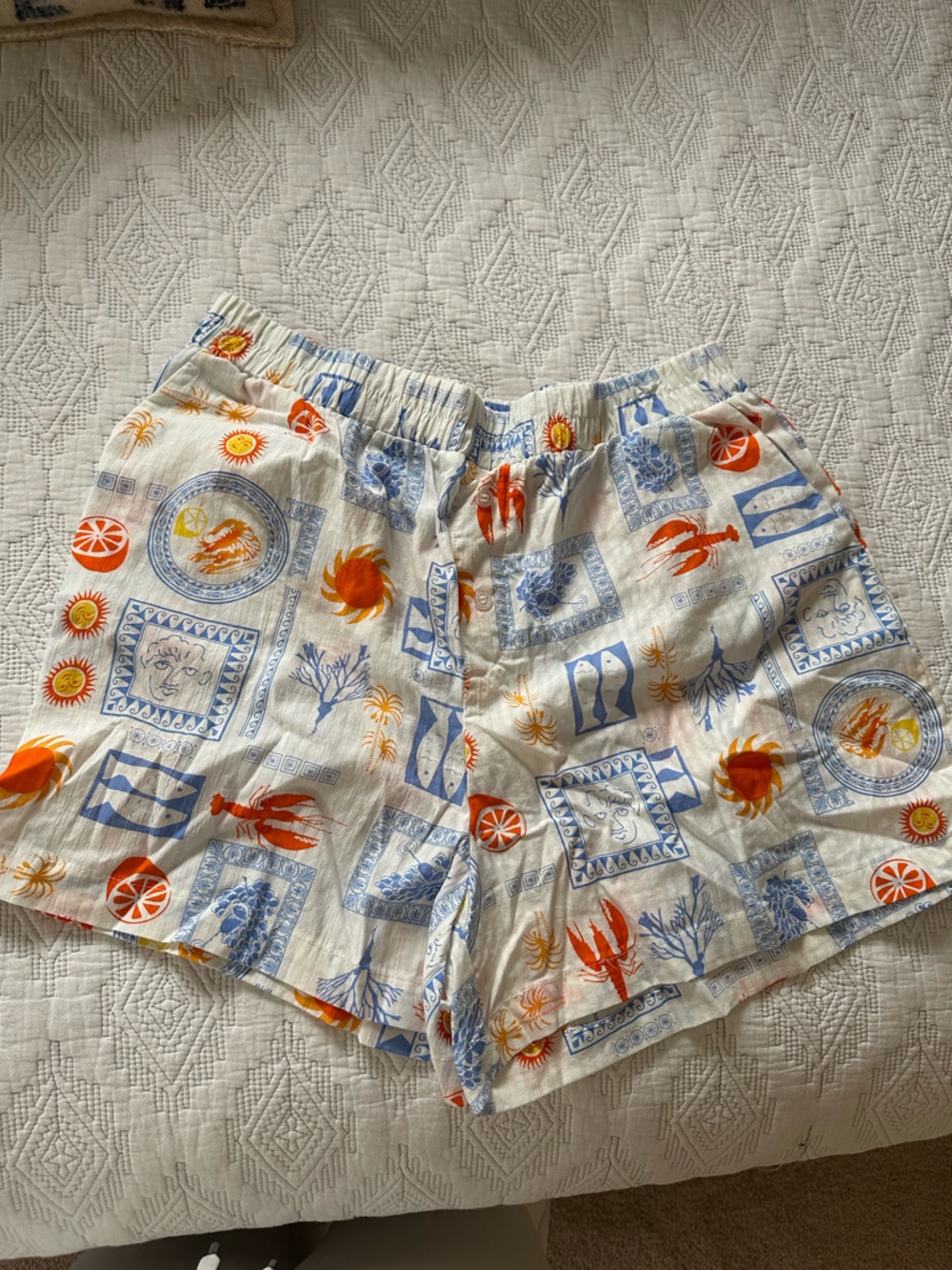 Women’s Casual Print Lounge Shorts 100% Cotton